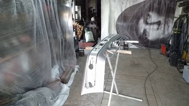 Покраска переднего бампера на Мерседес смотреть онлайн