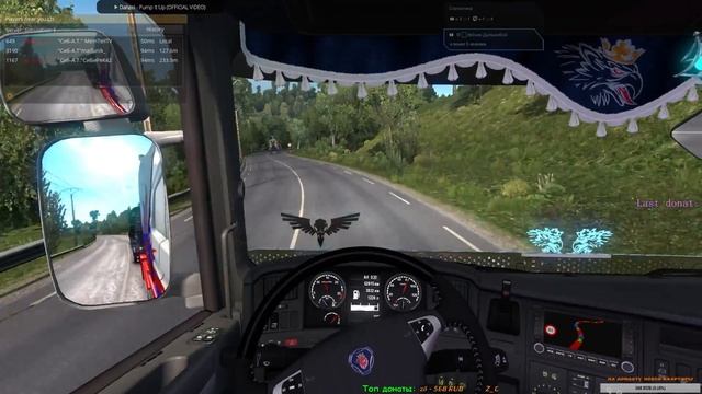Конвой ВТК СибАвтоТранс в ETS2 MP 18+ смотреть онлайн