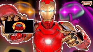 ЖЕЛЕЗНЫЙ ЧЕЛОВЕК В AMONG US - НОВАЯ ИГРА В ЭМОНГ АС - КТО ПРЕДАТЕЛЬ И ИМПОСТЕР?