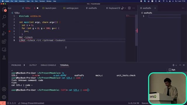 Настройка VSСode, Debugger, Check, Virtual Box | Захар Орлов | Школа 21
