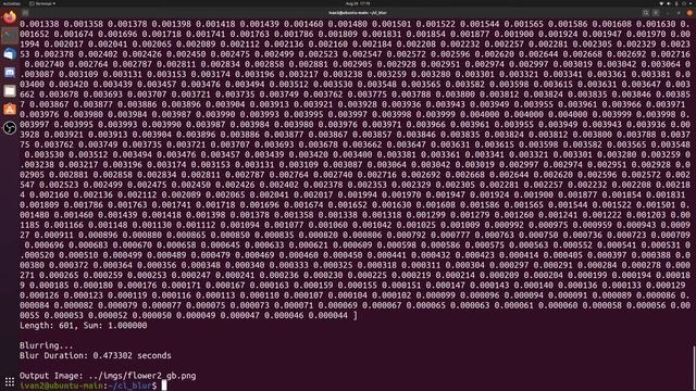 OpenCL Gaussian Blur смотреть онлайн