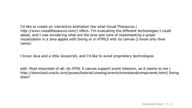 HTML : Java Swing vs HTML5 Canvas for interactive animations смотреть онлайн