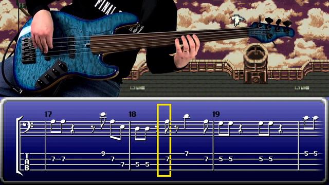 Final Fantasy VI | Searching For Friends [Fretless Bass Cover + TAB] смотреть онлайн