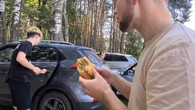 Мой канал ВЛОГОВЫЙ/ Едем на озеро Бисерово на трёх машинах смотреть онлайн