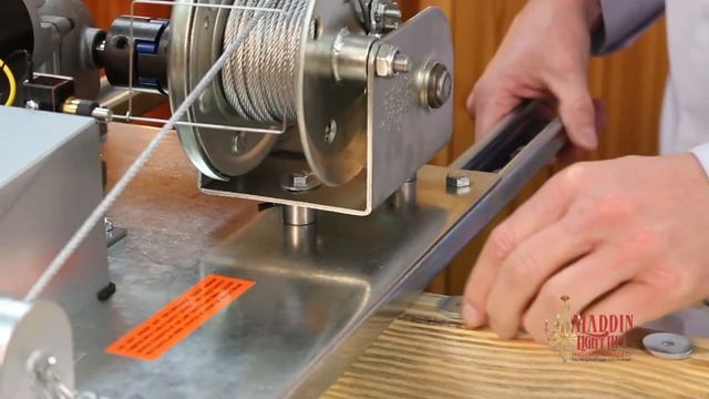 Центрирование кабеля лебедки для люстры Aladdin Light Lift смотреть онлайн