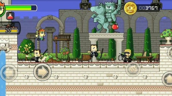 DAN THE MAN - УРОВЕНЬ 8-2-1 - ВСЕ СЕКРЕТНЫЕ ЗОНЫ - ПРОХОЖДЕНИЕ.