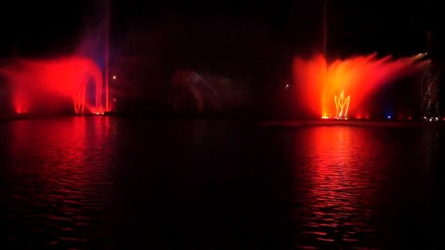 Фонтан Roshen в Виннице. смотреть онлайн