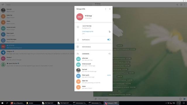 DM Spam advertising bot for Telegram смотреть онлайн