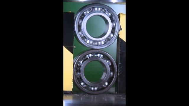 Brutal Ball Bearing Test with Hydraulic Press смотреть онлайн