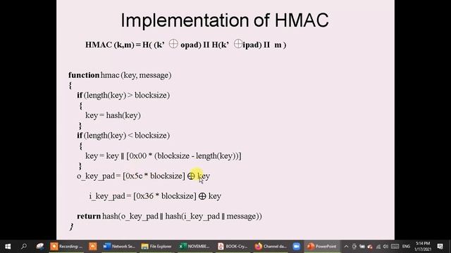 Lecture 26: Message Authentication Code and Hash-MAC смотреть онлайн