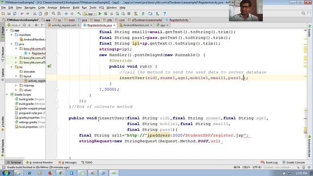 85 Web Services for android application restful Tomcat MySql Database Volley Rest API Register Logi смотреть онлайн