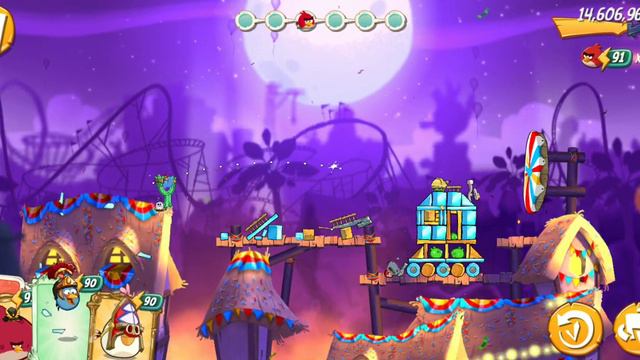 Angry Birds 2 Level 279 Win With Bubbles смотреть онлайн