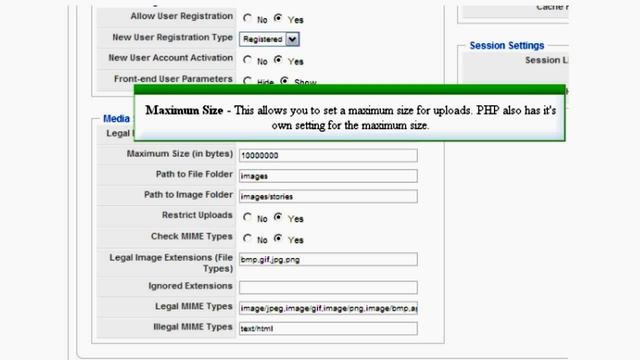 Joomla 1.5 Global Configuration смотреть онлайн