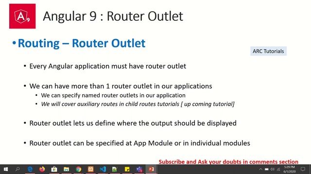 Angular 9 Tutorial For Beginners #32 - Router Outlet смотреть онлайн