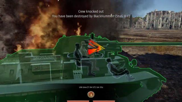 WarThunder, Tanks. Let's go fighting with enemy. Развиваю Т-34-57, собираем фраги. смотреть онлайн