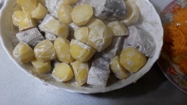Рибна запіканка з картоплею. смотреть онлайн