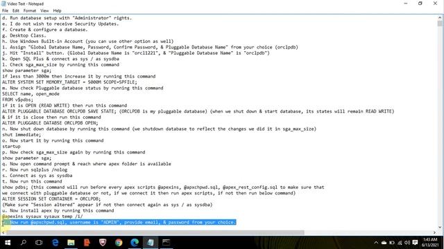 How to Install Oracle APEX 21.1 | DB 12cR2 [Pluggable] | Windows 10 смотреть онлайн