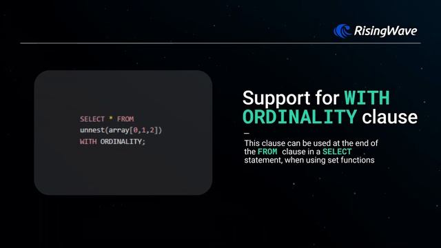 Highlights of RisingWave v1.3: The Open-Source Streaming Database смотреть онлайн