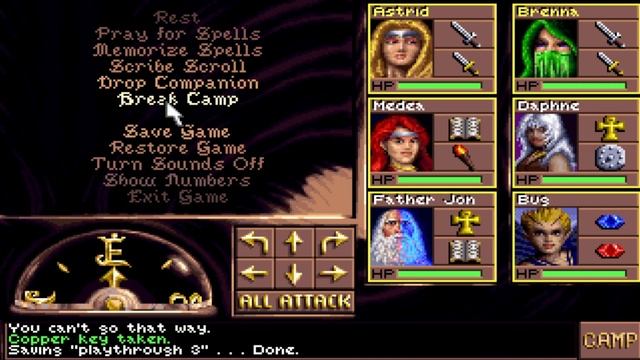 Eye Of The Beholder III: Assault on Myth Drannor (DOS) Playthrough Pt. 3 смотреть онлайн