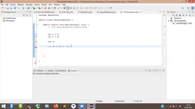 Ternary operator in java смотреть онлайн