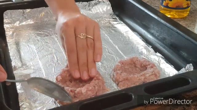 "Гнездышки" из фарша. Гнездо перепелки. смотреть онлайн