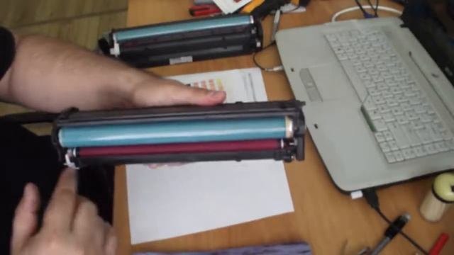 Небольшой вопрос по катриджу для HP cp1215 смотреть онлайн