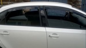 Работа доводчика 4 стекол на VW Polo Sedan