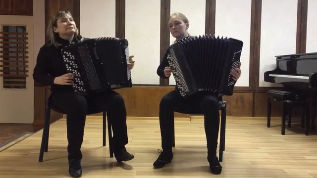 1710 Кривец Ирина, Ахкямова АнастасияБ Тихонов « Карело финская полька» смотреть онлайн