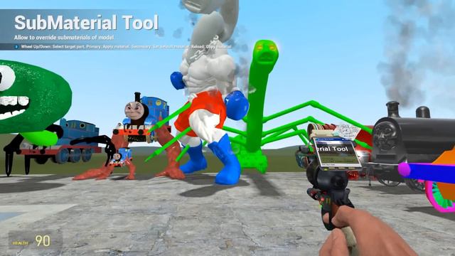 New Cursed Thomas and Friends vs All Monster Battle in Garry's Mod смотреть онлайн