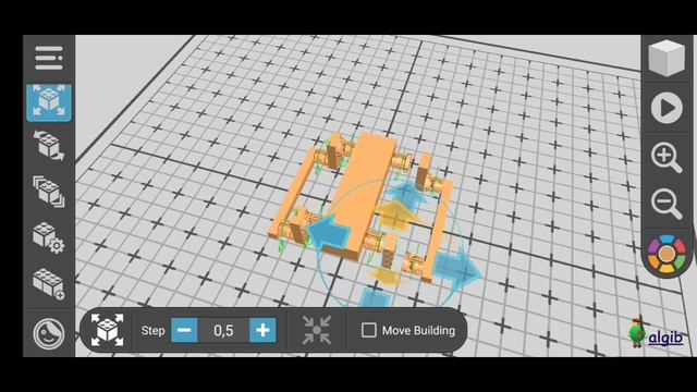 How to Build Walking Robot from Draw Bricks Games Lego Technic Design ideas смотреть онлайн