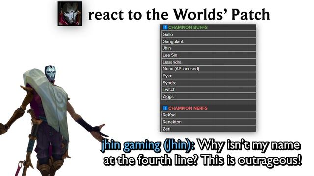 Champions react to the Worlds Patch смотреть онлайн