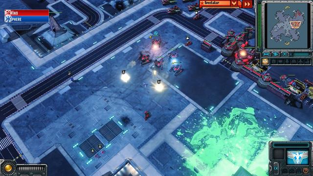 Win9(S) vs Sphere(E) - BattleBase Beta - Red Alert 3 смотреть онлайн