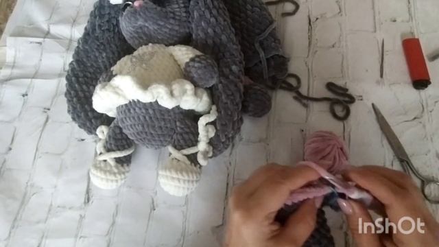 Мастер класс по вязанию зайки балерины,2 часть смотреть онлайн
