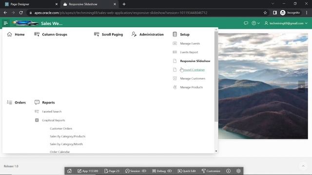 Responsive Image & Data Slideshow Using Carousel Container in Oracle APEX смотреть онлайн