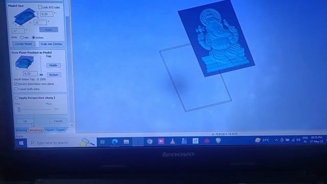 How to import STL or 3D model on Aspire and generate G-code смотреть онлайн