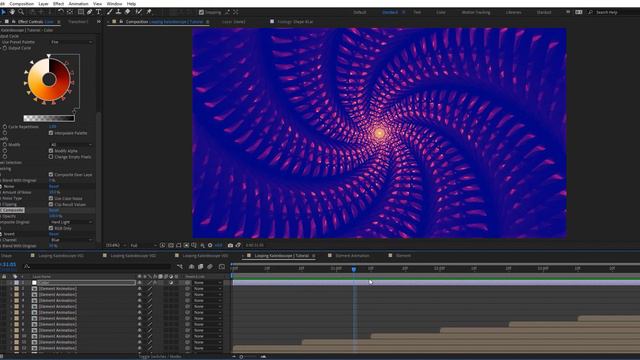 Abstract Looping Kaleidoscope Sequence | Easy After Effects Tutorial смотреть онлайн