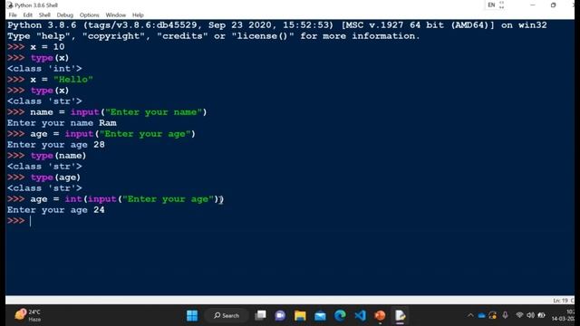 python tutorial lecture 06 || class XI || dynamic and static typing Sumita Arora || computer scienc смотреть онлайн
