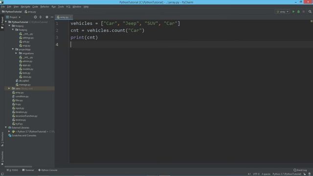 Python Tutorial #17 | Learn Python Online | Array Methods (Part 2) смотреть онлайн