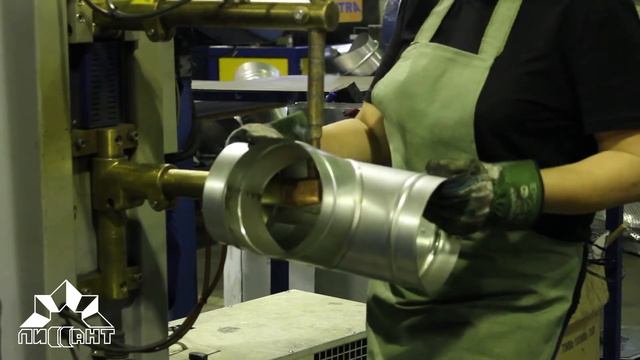 Круглый тройник из оцинкованной стали смотреть онлайн
