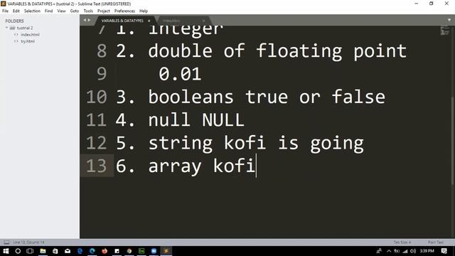 Variables and Datatypes Part 1 смотреть онлайн