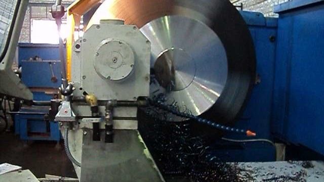 Специальный токарный станок мод. РТ117Ф3 РМЦ 5000мм. ЧПУ НЦ210, ОМРОН тестовая проточка деталей смотреть онлайн