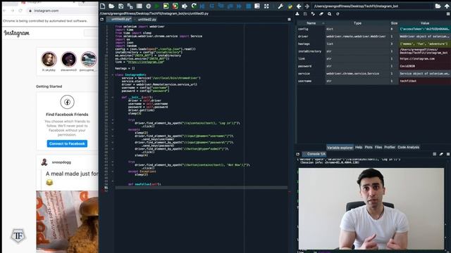 Python Automation Idea - Instagram Bot 2020 | Web Scraping with Python ? (Selenium) смотреть онлайн