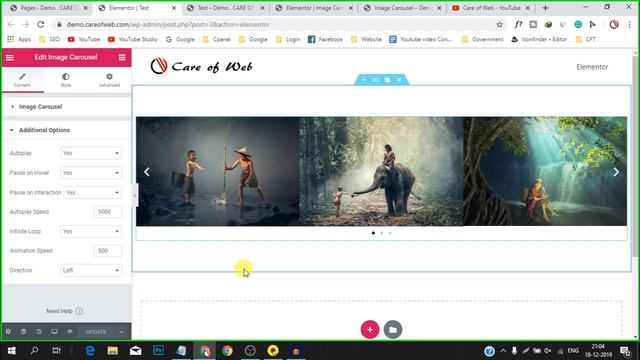 [ Image Carousel ] Elementor Tutorial in Hindi | Part -16| 2020 смотреть онлайн
