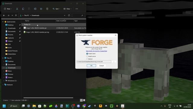 How To Install Forge For Minecraft 1.20.2 (Tutorial) 2023 смотреть онлайн