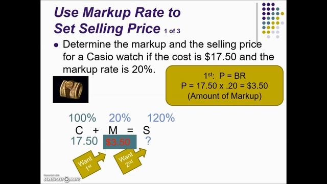 Markup based on Cost-Math w/ Business Apps, Mathematics of Selling смотреть онлайн