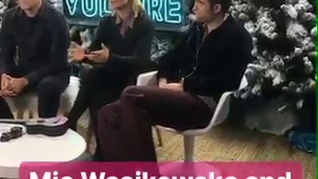 Роберт и Миа в студии Vulture смотреть онлайн