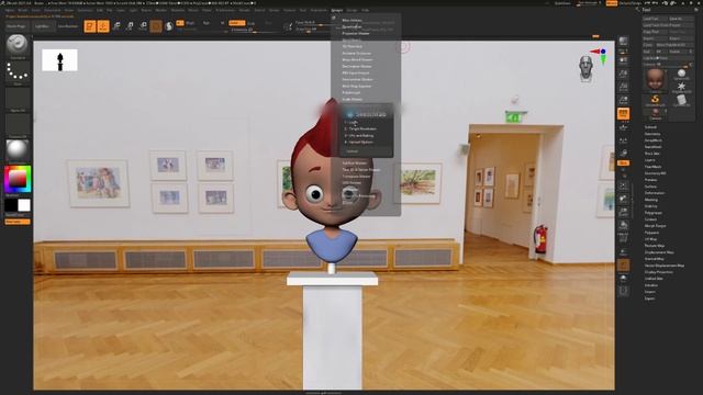 Exportar de Zbrush a Sketchfab directamente para publicar en artstation! смотреть онлайн