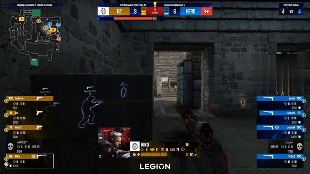 раунд закончился за 1 секунду ) Heroic Vs G2