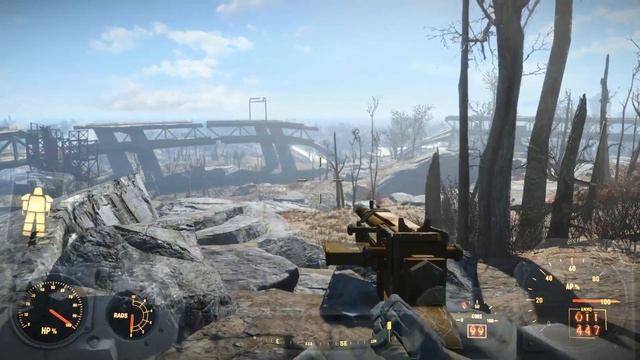 Fallout 4 PC Playthrough Part 13 Exploring the wasteland 2 смотреть онлайн