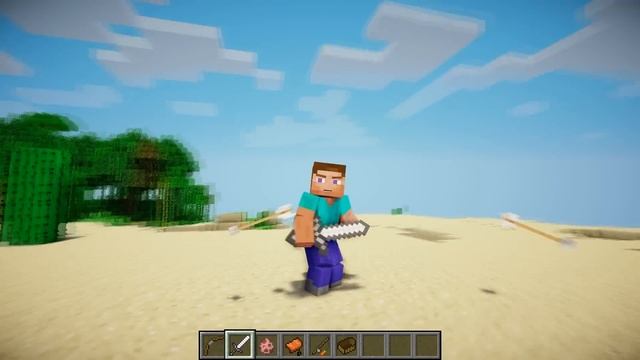 Minecraft: Animated Player Mod | (Realistic Player Animation) смотреть онлайн